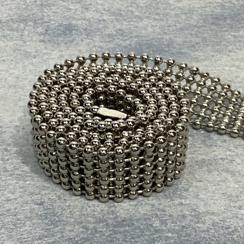 Guess Ball Chain Belt Flexible Y2K 38" Max - Picture 7 of 8